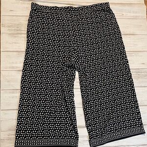 Max Studio Black and White Polka Dot Women’s Bottoms